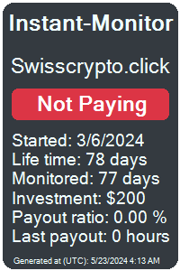 swisscrypto.click Monitored by Instant-Monitor.com