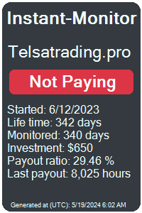 telsatrading.pro Monitored by Instant-Monitor.com