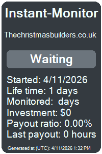 thechristmasbuilders.co.uk Monitored by Instant-Monitor.com