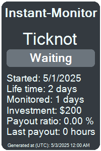ticknot_bot Monitored by Instant-Monitor.com
