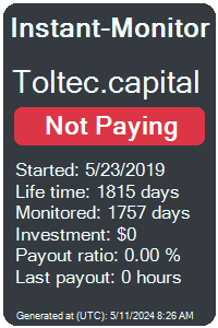 toltec.capital Monitored by Instant-Monitor.com
