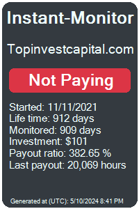 topinvestcapital.com Monitored by Instant-Monitor.com
