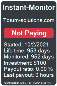 totum-solutions.com Monitored by Instant-Monitor.com