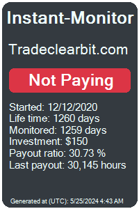 tradeclearbit.com Monitored by Instant-Monitor.com
