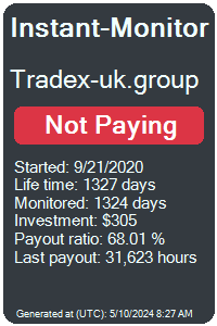 tradex-uk.group Monitored by Instant-Monitor.com