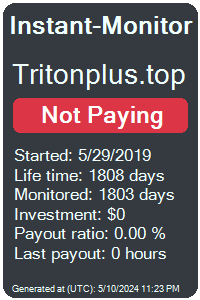 tritonplus.top Monitored by Instant-Monitor.com