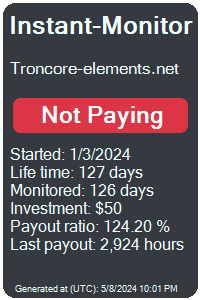 troncore-elements.net Monitored by Instant-Monitor.com