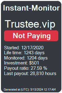 trustee.vip Monitored by Instant-Monitor.com