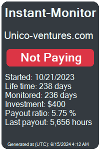 unico-ventures.com Monitored by Instant-Monitor.com