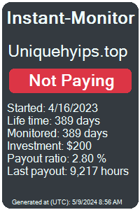 uniquehyips.top Monitored by Instant-Monitor.com