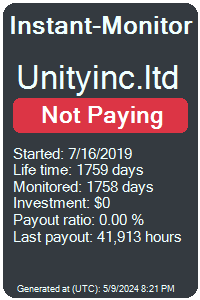unityinc.ltd Monitored by Instant-Monitor.com