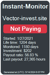 vector-invest.site Monitored by Instant-Monitor.com