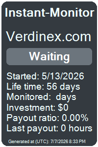 verdinex.com Monitored by Instant-Monitor.com
