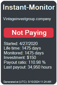 vintageinvestgroup.company Monitored by Instant-Monitor.com