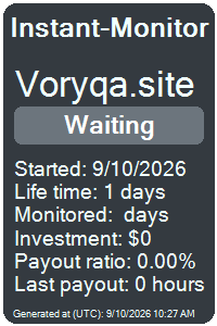 voryqa.site Monitored by Instant-Monitor.com