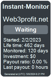 web3profit.net Monitored by Instant-Monitor.com