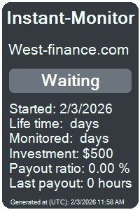 west-finance.com Monitored by Instant-Monitor.com