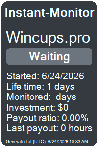 wincups.pro Monitored by Instant-Monitor.com