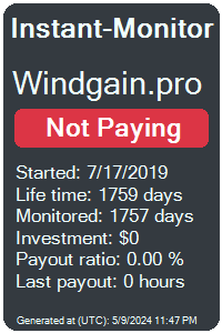 windgain.pro Monitored by Instant-Monitor.com