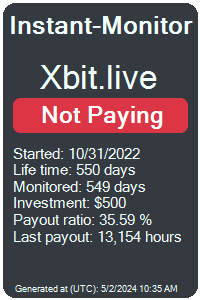 xbit.live Monitored by Instant-Monitor.com