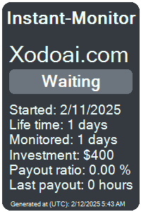 xodoai.com Monitored by Instant-Monitor.com