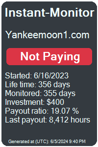yankeemoon1.com Monitored by Instant-Monitor.com