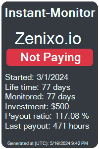 https://instant-monitor.com/Projects/Details/zenixo.io